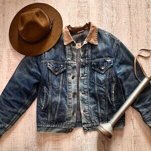 Vintage Carhartt Men's Blanket Lined Jean Jacket